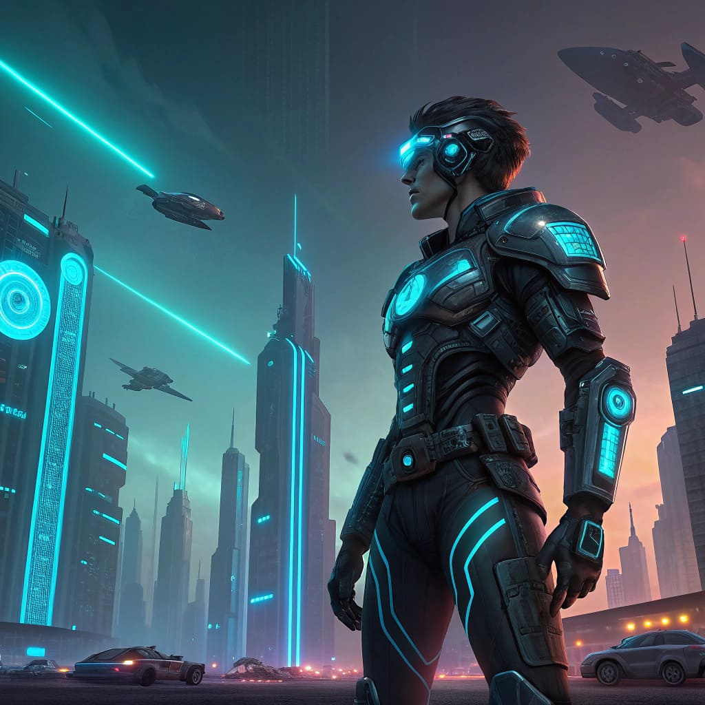 Ilustración futurista — Dinera Paynex